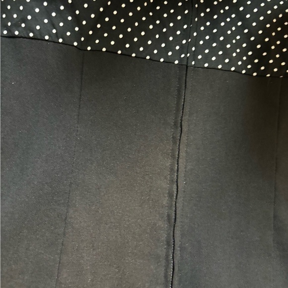 Taboo Black Dress With Polka Dot Bodice. Cocktail/Party Dress with Ultra Chic M - Picture 3 of 9